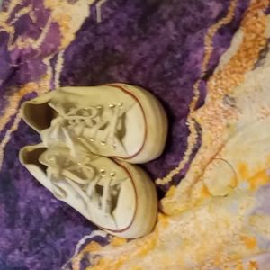 White low top Converse